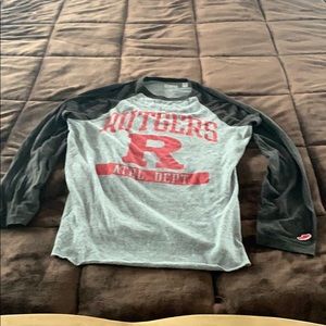 Rutgers 3/4 sleeve shirt